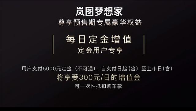 岚图梦想家2022款落地价10多万7座 岚图梦想家正式预售(3)